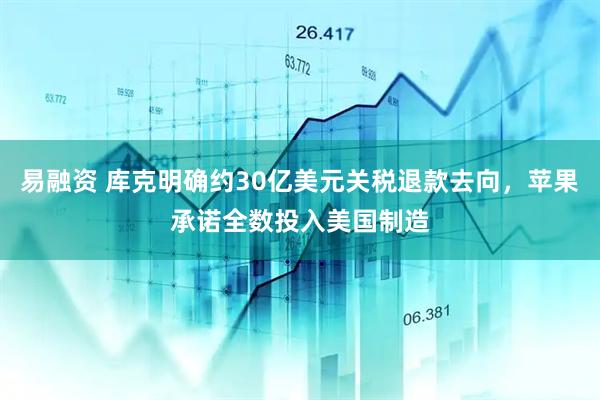易融资 库克明确约30亿美元关税退款去向，苹果承诺全数投入美国制造